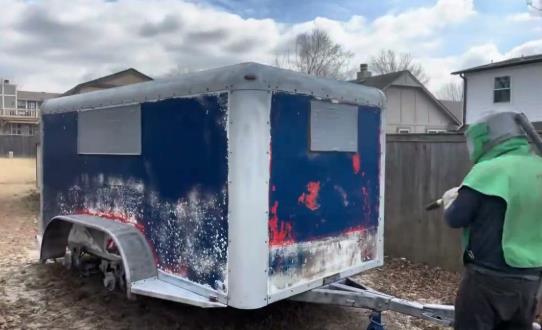 The Best Media for Sandblasting Paint on A Trailer 2