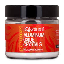 What Are Scrubs That Contain Aluminum Oxide Crystals?