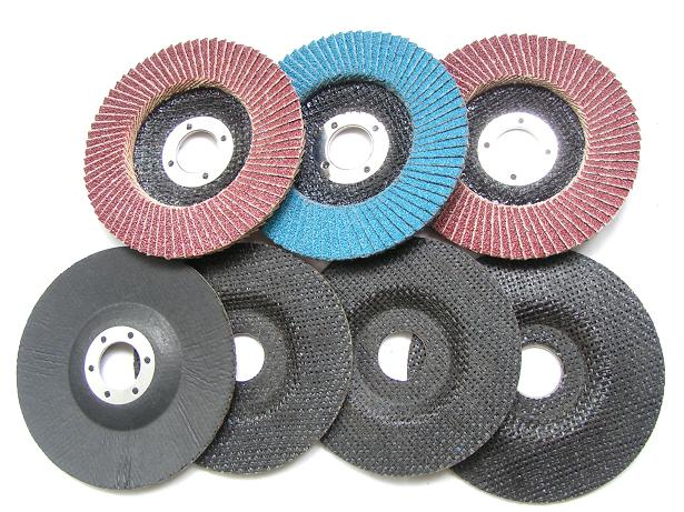 Aluminum Oxide flap disc,with fiberglass backing pad